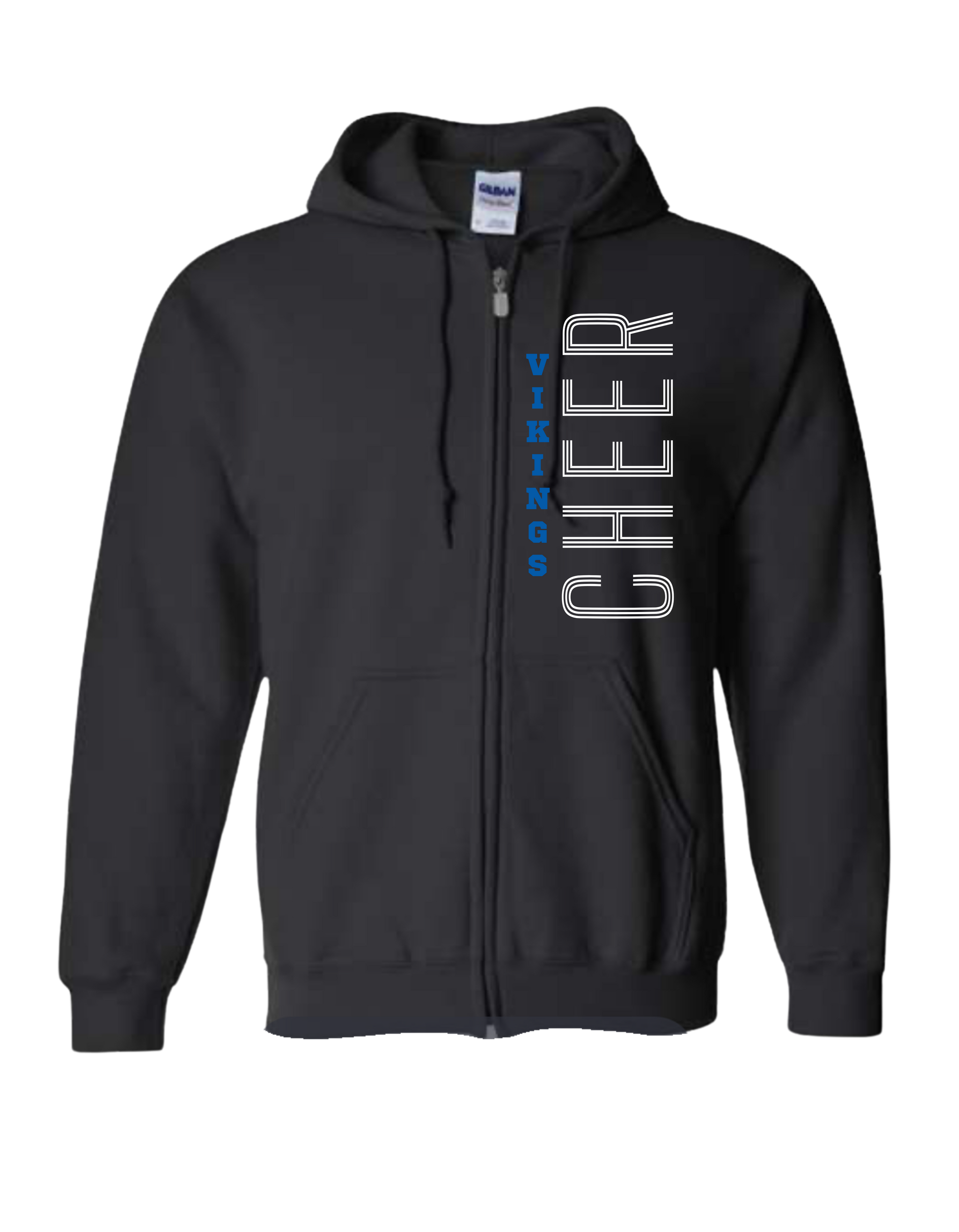 Vikings Cheer Hooded Zip Up