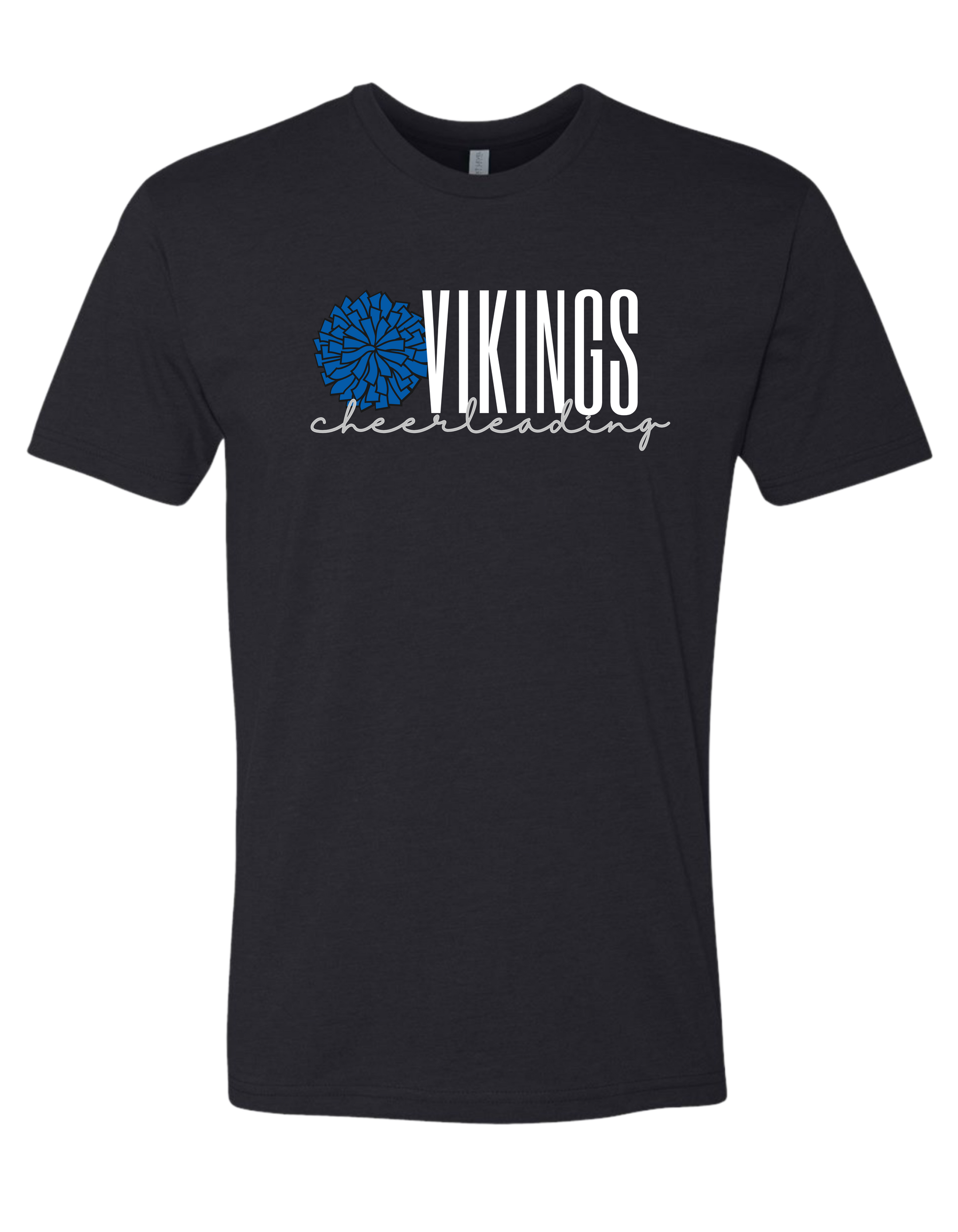 Vikings Cheerleading With Pom T-Shirt
