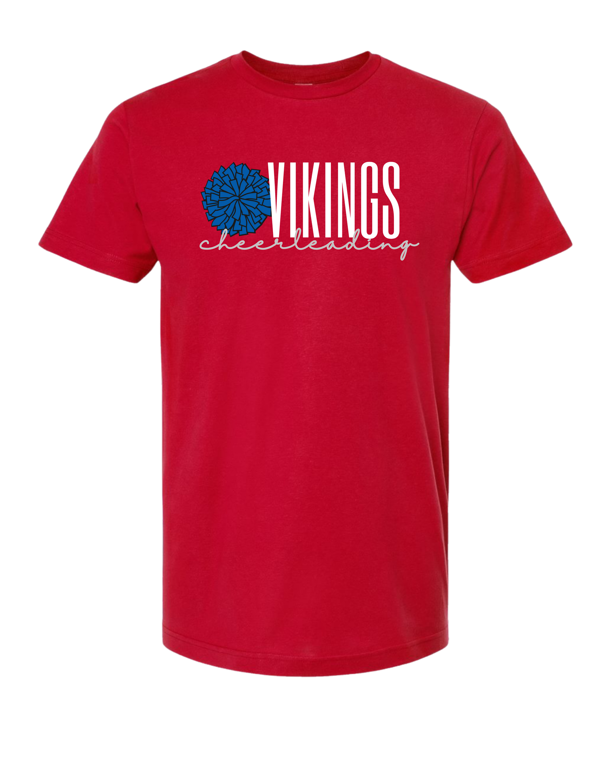 Vikings Cheerleading With Pom T-Shirt