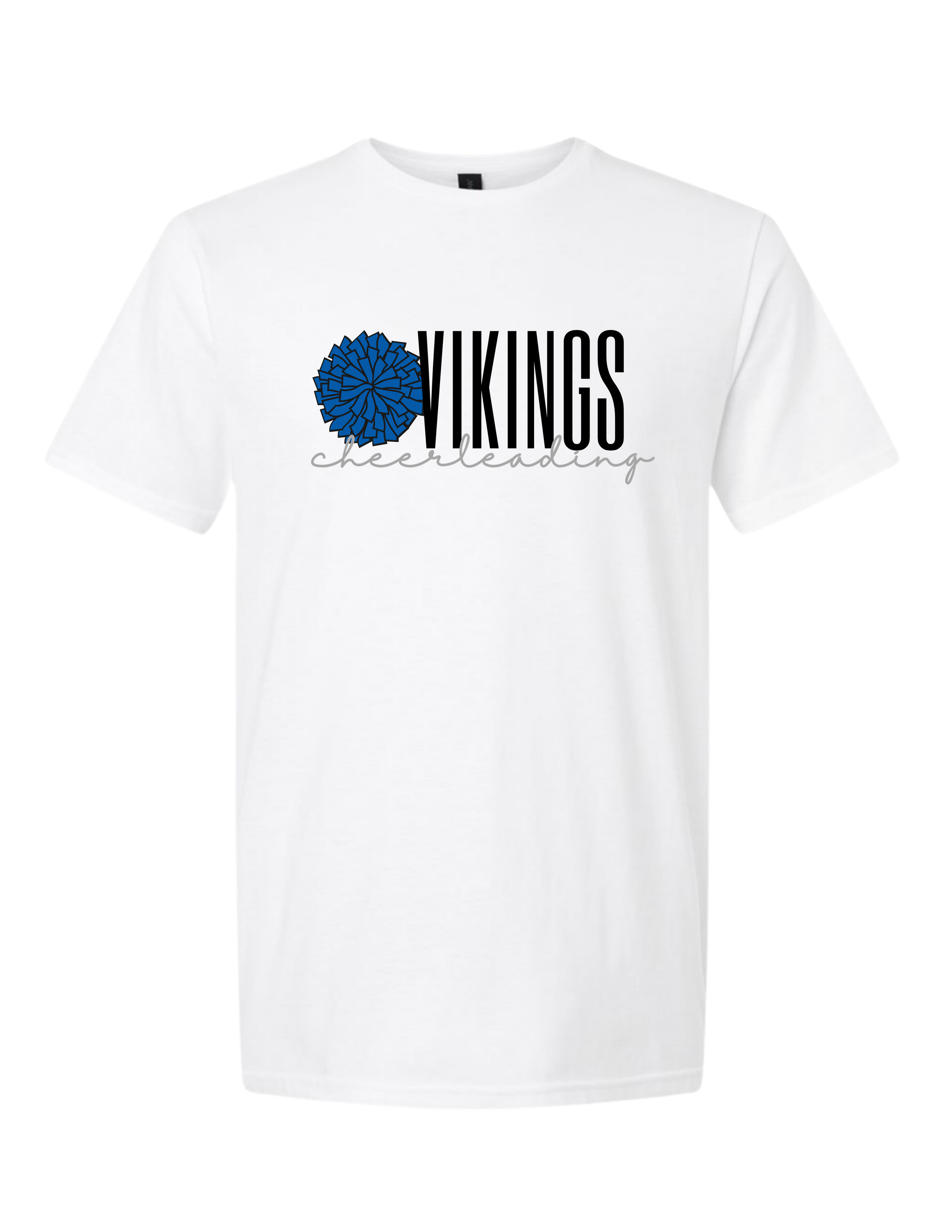 Vikings Cheerleading With Pom T-Shirt
